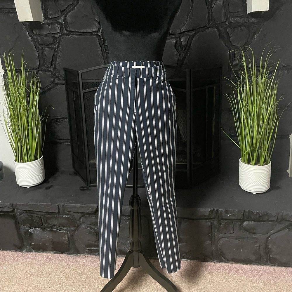 H&M - Pants - Navy/White - Pen-stripe